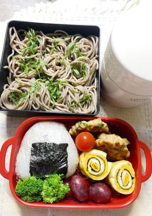 6/4ﾖｯﾁｬﾝ☆冷たい麺弁当-レシピのメイン写真