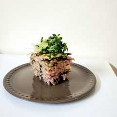 รูปของ なすと挽き肉のミルフィーユ