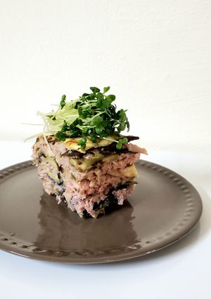 なすと挽き肉のミルフィーユ-レシピのメイン写真