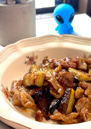 豚コマと茄子☆夏の終わりの簡単カレー風味炒め-レシピのメイン写真