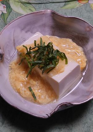 揚げそばの餡の元で簡単玉子餡かけ豆腐-レシピのメイン写真