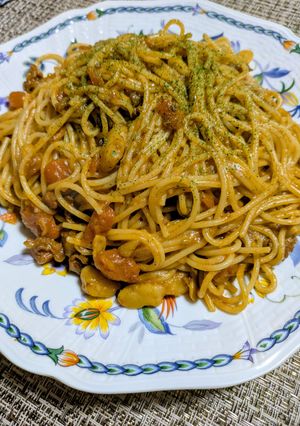 残ったカレーをパスタにして⭐-レシピのメイン写真