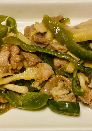 ワンボールレンジ、青椒肉絲！-レシピのメイン写真