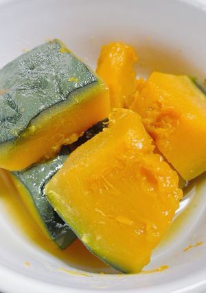 色鮮やかな京風!簡単かぼちゃの煮物★-レシピのメイン写真