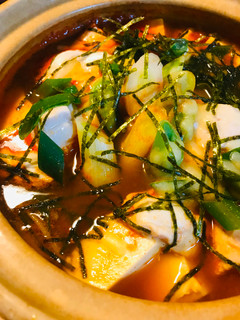 プチッと鍋●長ネギ&豆腐の鶏キムチ鍋-レシピのメイン写真