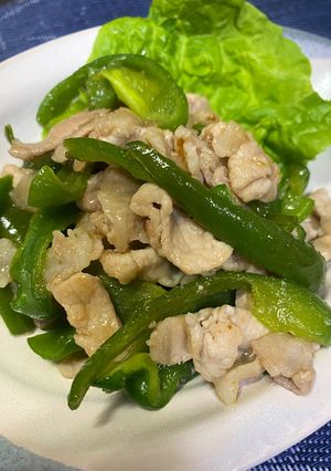 きんぴら風味な細切り肉とたっぷりピーマン-レシピのメイン写真