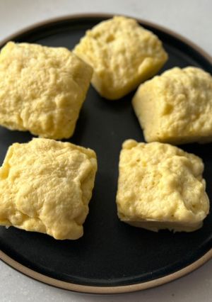 レンジで簡単！離乳食フカフカ蒸しパン　-レシピのメイン写真