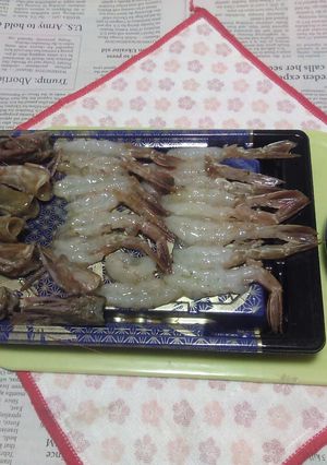 モサエビのお刺身-レシピのメイン写真