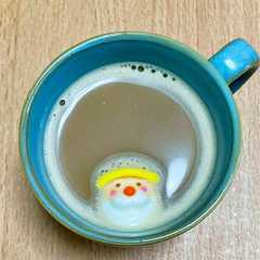 รูปของ ケーキの飾りの砂糖菓子🎅🏻コーヒーにＩＮ