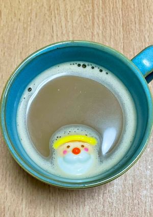 ケーキの飾りの砂糖菓子🎅🏻コーヒーにIN-レシピのメイン写真