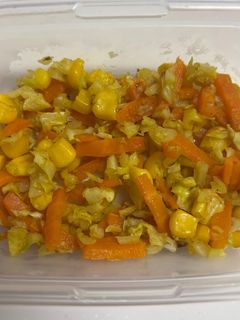 【1歳〜】にんじんキャベツのカレー炒め-レシピのメイン写真