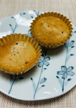 甘栗とあんこのカップケーキ-レシピのメイン写真