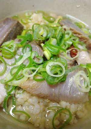 はまちの漬けで湯漬け-レシピのメイン写真