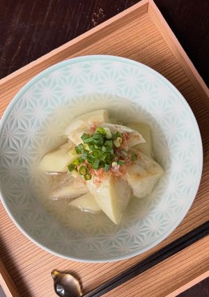 白ナスの揚げびたし-レシピのメイン写真