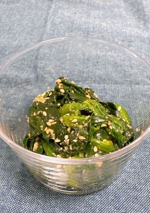 ほうれん草の胡麻和え♪-レシピのメイン写真