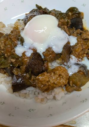 茄子🍆とピーマン🫑の麻婆丼-レシピのメイン写真
