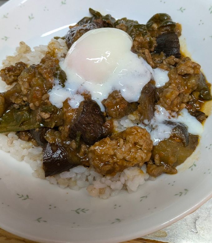 茄子🍆とピーマン🫑の麻婆丼-レシピのメイン写真