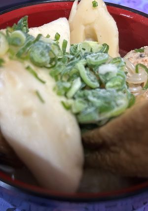 麺つゆを使った鶏団子おでん-レシピのメイン写真