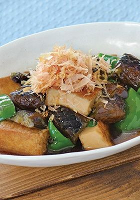 夏野菜と厚揚げの煮物-レシピのメイン写真