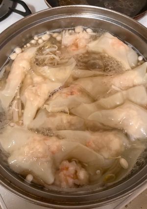 えびしんじょう風ワンタンスープ-レシピのメイン写真