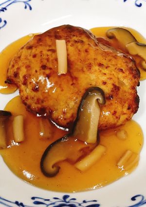 【病院】和風ハンバーグ【給食】-レシピのメイン写真