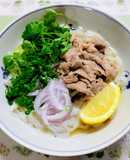 簡単昼食・夏の夕飯!牛肉の冷やしフォー麵