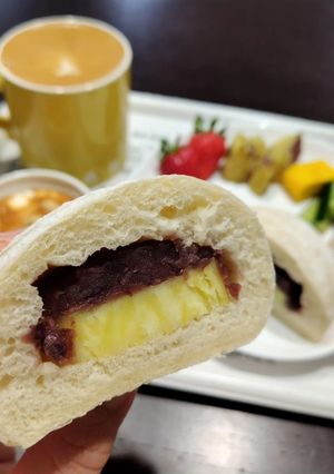 いきなり団子風あんぱん-レシピのメイン写真