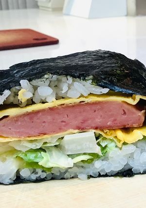 THEポークたまごおにぎり　うまい！-レシピのメイン写真