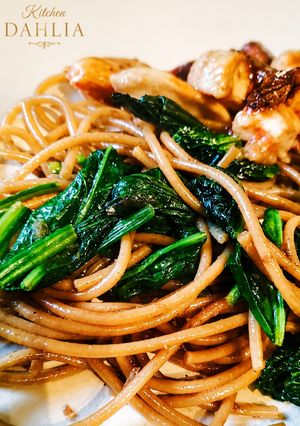 【ほうれん草消費🥬】和風バターパスタ🍝簡単節約♪-レシピのメイン写真