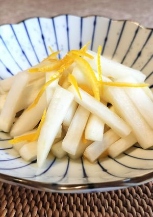 ポリ袋で簡単！あっさり柚子大根は冬の定番-レシピのメイン写真