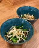 超簡単！もやしとニラのピリ辛サラダ🥗