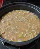 キャベツと豚肉の とんこつ風スープ