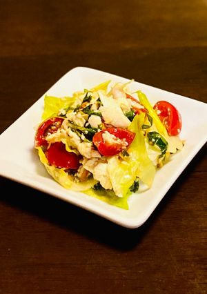 すだち胡椒ドレッシングの豆腐サラダ-レシピのメイン写真