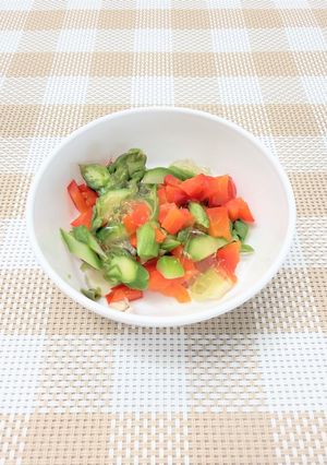 【離乳食完了期】キラキラジュレサラダ-レシピのメイン写真