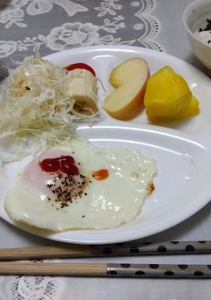 朝食目玉焼きのレシピ-レシピのメイン写真