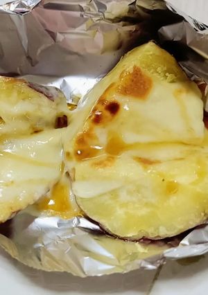 焼き芋 チーズはちみつ-レシピのメイン写真