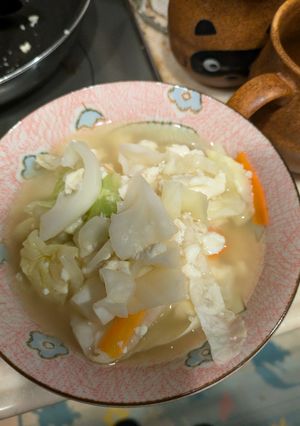 カット野菜のスープ（試作）-レシピのメイン写真