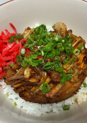 シーフードミックスの分厚いかき揚げ丼と特製タレ😋-レシピのメイン写真