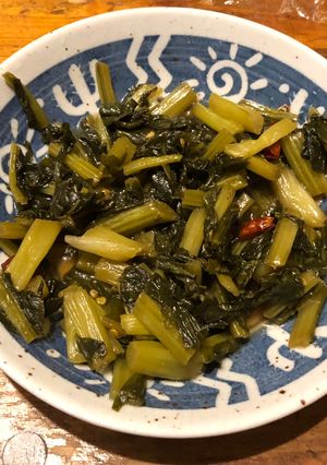 我が家の煮菜、野沢菜漬けの甘辛炒め-レシピのメイン写真