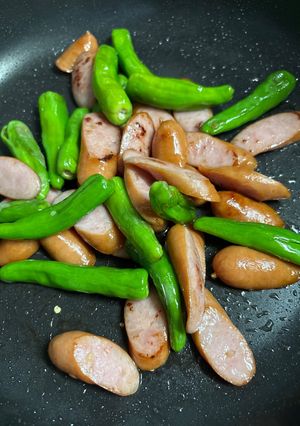 ししとうとウインナー炒め-レシピのメイン写真
