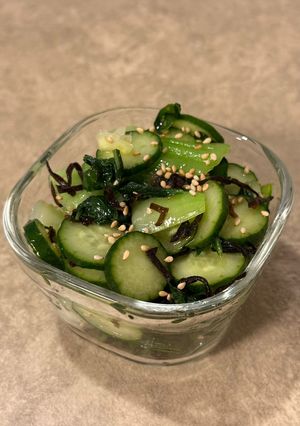 チンゲンサイときゅうりの塩昆布和え-レシピのメイン写真