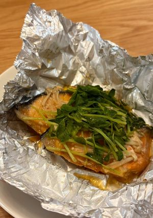 しゃけのホイル焼き🐟-レシピのメイン写真