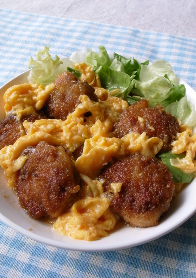 豚こまカツ煮風-レシピのメイン写真