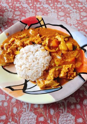 栄養価満点💮ヴィーガンカレー🍛油も小麦粉も不使用-レシピのメイン写真
