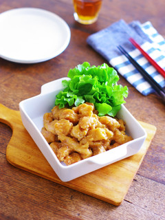 レンジで楽々!鶏むね肉のスタミナみそ煮-レシピのメイン写真