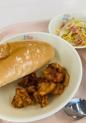 学校給食レシピ☆揚げ鶏のオレンジソース-レシピのメイン写真