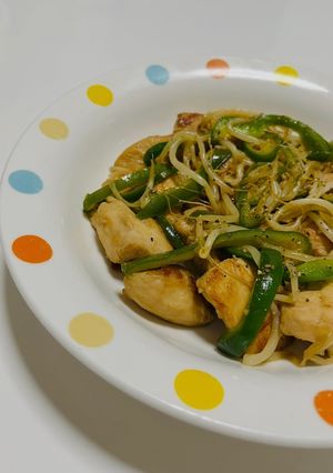 鶏胸肉とピーマンの塩だれ炒め-レシピのメイン写真