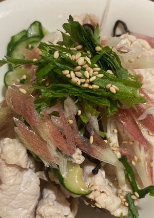 豚しゃぶとキュウリの酢の物-レシピのメイン写真