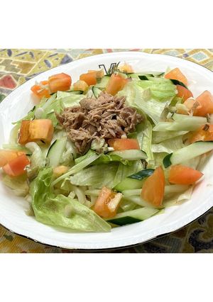 ツナと野菜の冷製饂飩★動画あり★-レシピのメイン写真