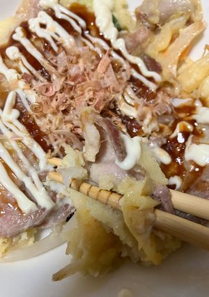 簡単　豚焼き（お好み焼き）-レシピのメイン写真